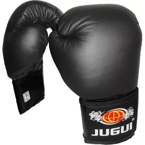 Tamanhos, Medidas e Dimensões do produto Luva de Combate em Couro para Boxe / Muay Thai - Preta - Jugui