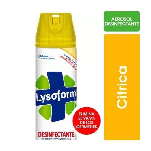Tamanhos, Medidas e Dimensões do produto Lysoform 360ml Spray Desinfetante Citrico 99,9% Original