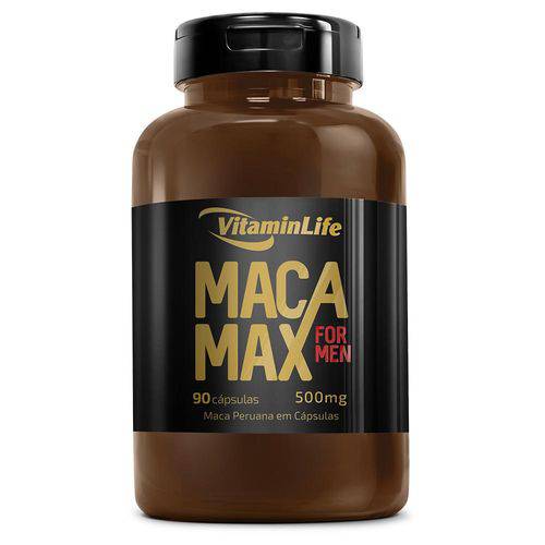 Tamanhos, Medidas e Dimensões do produto Maca Max (500mg) 90 Cápsulas - Vitaminlife