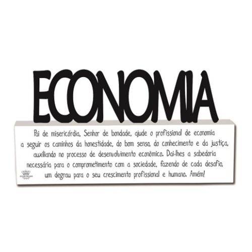 Tamanhos, Medidas e Dimensões do produto Madeirinha Profissões Economia