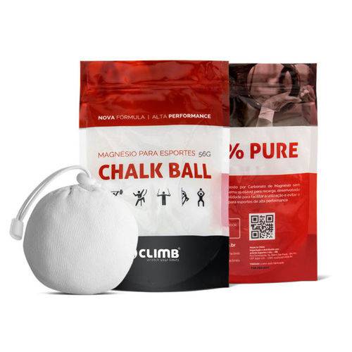 Tamanhos, Medidas e Dimensões do produto Magnésio Esportivo Chalk Ball Bola 4 Climb