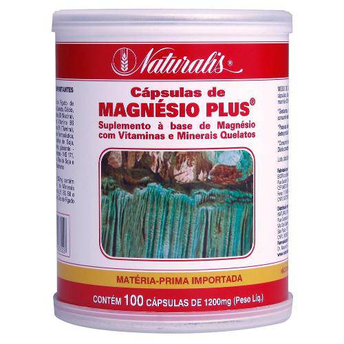 Tamanhos, Medidas e Dimensões do produto Magnésio Plus (1200mg) 100 Cápsulas