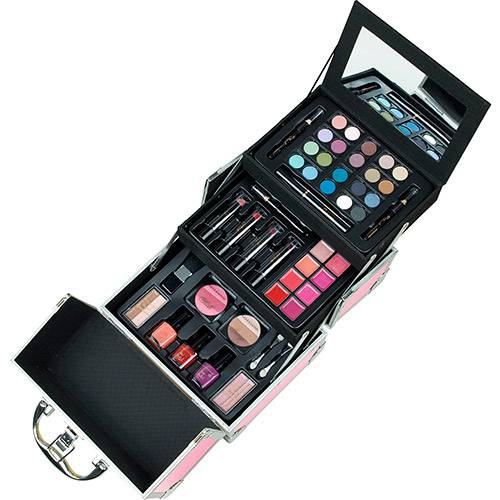 Tamanhos, Medidas e Dimensões do produto Maleta de Maquiagem Colour Play Beauty Collection Pink - Markwins