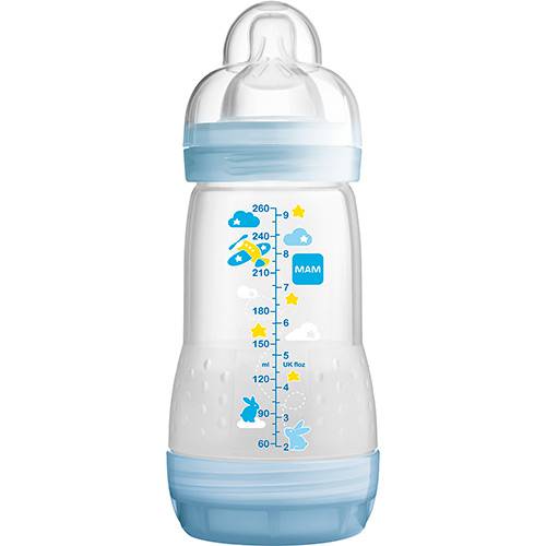 Tamanhos, Medidas e Dimensões do produto Mamadeira First Bottle MAM 260 Ml - Boys