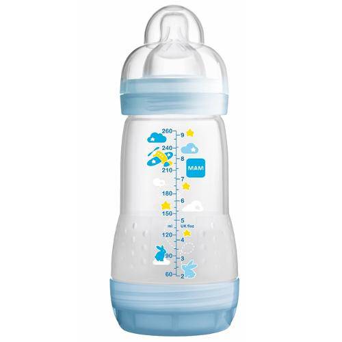 Tamanhos, Medidas e Dimensões do produto Mamadeira Mam First Bottle Boys 260ml - 4663