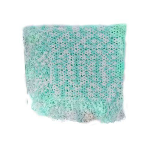 Tamanhos, Medidas e Dimensões do produto Manta de Lã para Bebê Mesclada Verde - Albarella