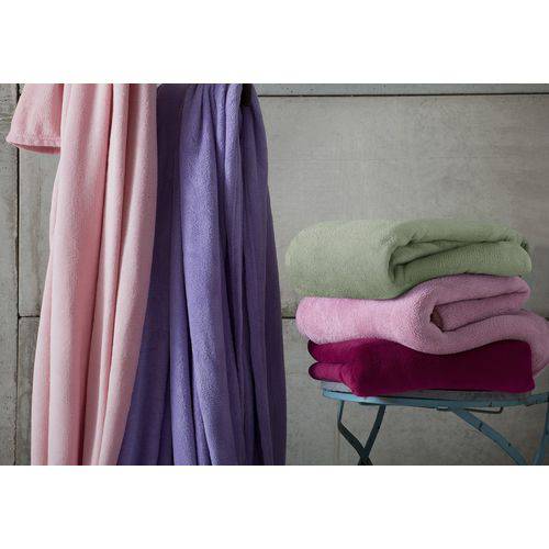 Tamanhos, Medidas e Dimensões do produto Manta King Flannel Extra Macio Rosa Antigo - Corttex