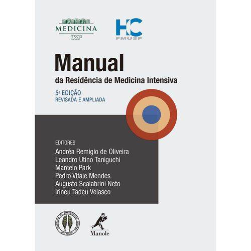 Tamanhos, Medidas e Dimensões do produto Manual da Residencia de Medicina Intensiva - Manole