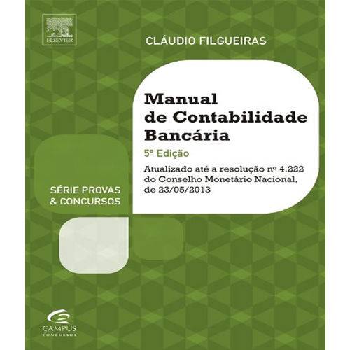 Tamanhos, Medidas e Dimensões do produto Manual de Contabilidade Bancaria - 05 Ed