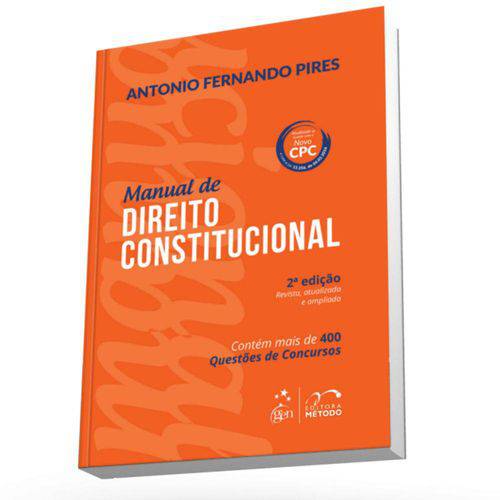 Tamanhos, Medidas e Dimensões do produto Manual de Direito Constitucional