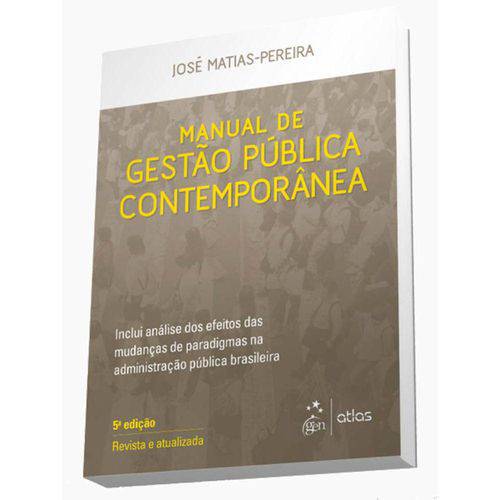 Tamanhos, Medidas e Dimensões do produto Manual de Gestao Publica Contemporanea - Atlas