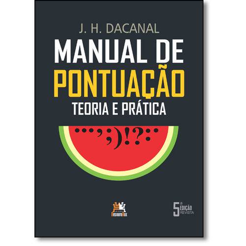 Tamanhos, Medidas e Dimensões do produto Manual de Pontuacao: Teoria e Pratica