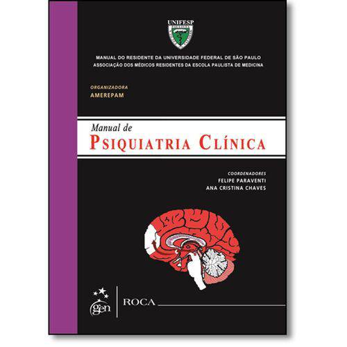Tamanhos, Medidas e Dimensões do produto Manual de Psiquiatria Clínica