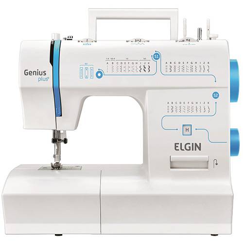 Tamanhos, Medidas e Dimensões do produto Máquina de Costura Elgin JX4035 Genius Plus Branca