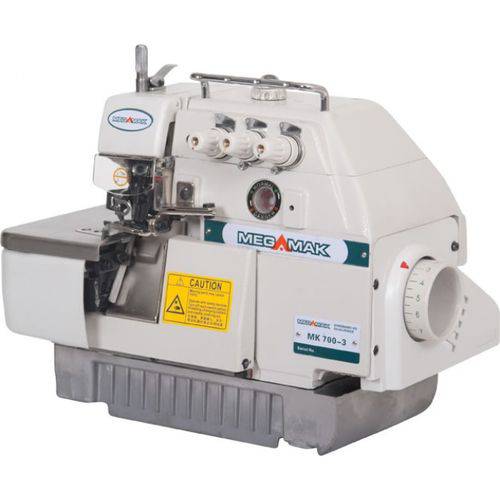 Tamanhos, Medidas e Dimensões do produto Máquina de Costura Overlock 3 Fios C/ Embutidor de Corrente Mk7003-bk - Mega Mak