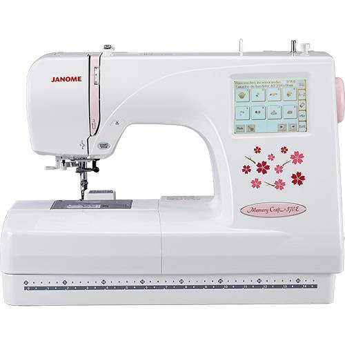 Tamanhos, Medidas e Dimensões do produto Máquina de Costura Portátil Automática Memory Craft 370E Janome - Bivolt