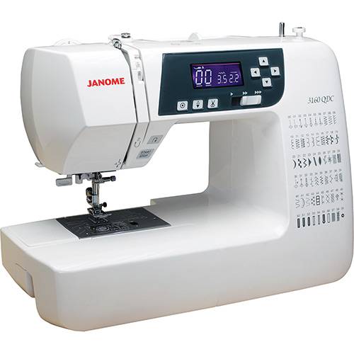 Tamanhos, Medidas e Dimensões do produto Máquina de Costura Portátil Janome 3160QDC - Bivolt