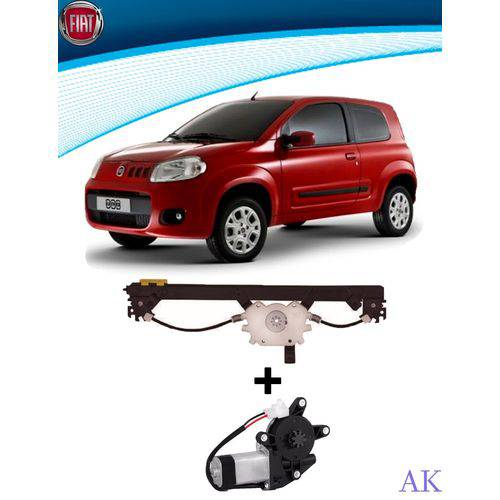 Tamanhos, Medidas e Dimensões do produto Maquina de Vidro Elétrico P/ Fiat Uno Vivace 2P Esquerda com Motor