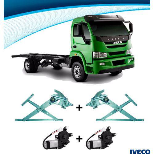 Tamanhos, Medidas e Dimensões do produto Maquina de Vidro Elétrico P/ Iveco Vertis Par com Motor