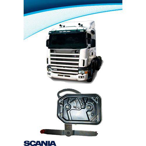 Tamanhos, Medidas e Dimensões do produto Maquina de Vidro Elétrico P/ Scania Serie 4/ 114/ 124/ T/ R Esquerda Sem Motor