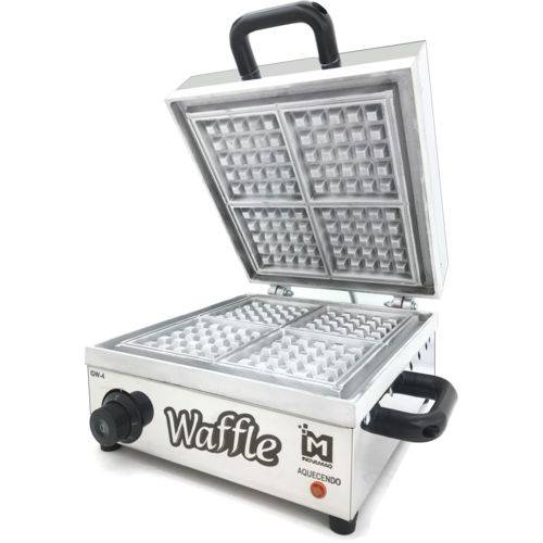 Tamanhos, Medidas e Dimensões do produto Máquina de Waffles Profissional - GW-4 - 127v - Inovamaq