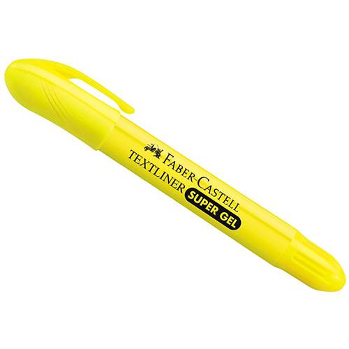 Tamanhos, Medidas e Dimensões do produto Marca Texto Super Gel Faber-Castell Amarelo - 1 Unidade