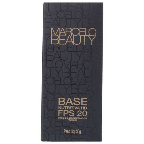 Tamanhos, Medidas e Dimensões do produto Marcelo Beauty Nutritiva Hd Fps 20 Bege Natural - Base 30ml
