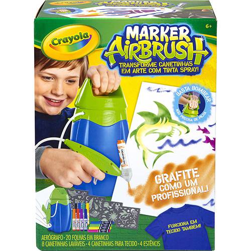 Tamanhos, Medidas e Dimensões do produto Marker Air Brush - Crayola