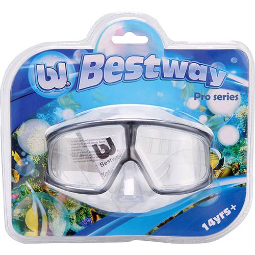 Tamanhos, Medidas e Dimensões do produto Máscara de Natação Juvenil Dual Lens Dive Mask 22006 Preto - Bestway