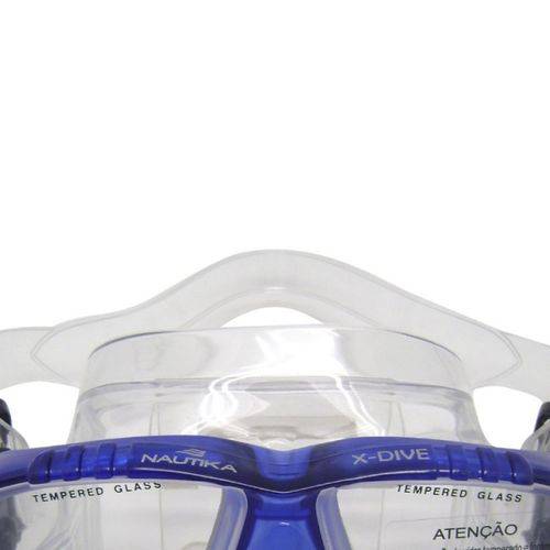Tamanhos, Medidas e Dimensões do produto Máscara para Mergulho X-drive 480050-az Azul -Nautika