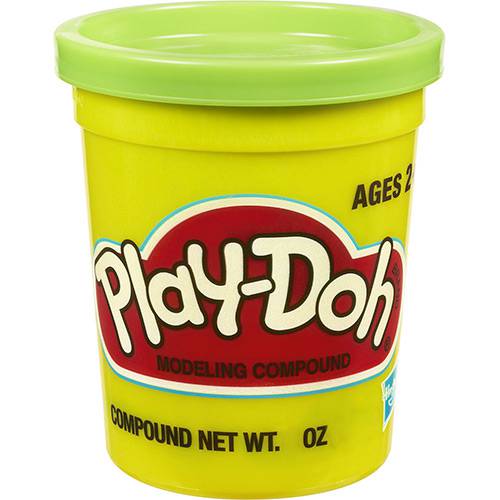 Tamanhos, Medidas e Dimensões do produto Massa de Modelar Play-Doh Pote Individual Verde - Hasbro
