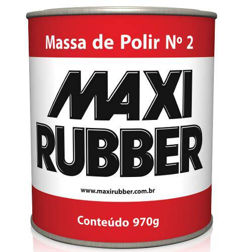 Tamanhos, Medidas e Dimensões do produto Massa de Paolir Nº 2 970grs Maxi Rubber