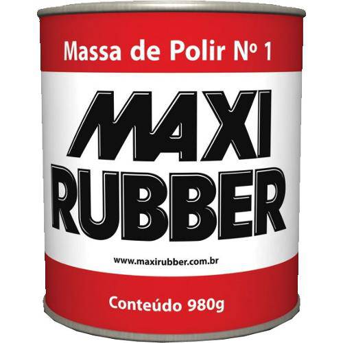 Tamanhos, Medidas e Dimensões do produto Massa de Polir Nº 1 980grs Maxi Rubber