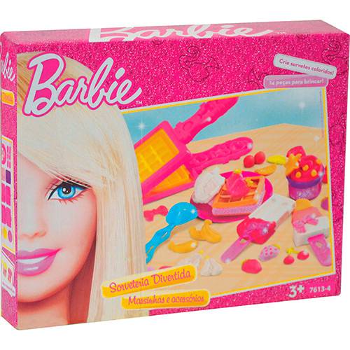 Tamanhos, Medidas e Dimensões do produto Massinha Sorveteria Divertida Barbie - Fun