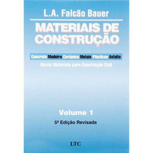 Tamanhos, Medidas e Dimensões do produto Materiais de Construcao - Vol 1 - Ltc