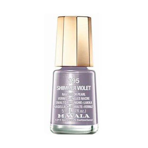 Tamanhos, Medidas e Dimensões do produto Mavala Mini Color 5ml - Esmalte 195 - Shimmer Violet