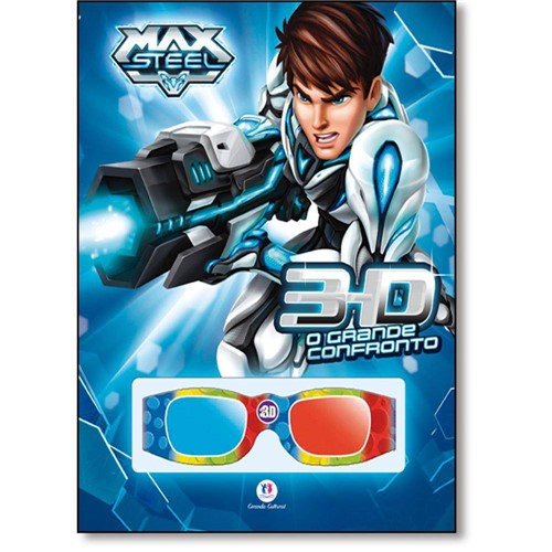 Tamanhos, Medidas e Dimensões do produto Max Steel: o Grande Confronto - Livro 3d