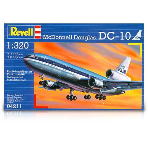 Tamanhos, Medidas e Dimensões do produto McDonnell Douglas DC-10 - Aeromodelli