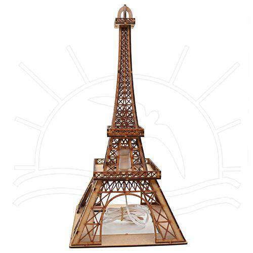 Tamanhos, Medidas e Dimensões do produto Mdf - Torre Eiffel 50x22x22