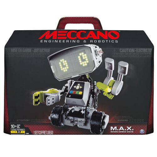 Tamanhos, Medidas e Dimensões do produto Meccano -erector Max Robotic Interactive Inteligência Artif.
