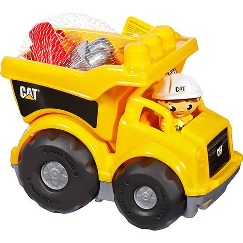 Tamanhos, Medidas e Dimensões do produto Mega Bloks First Builders Cat Caminhão - Mattel