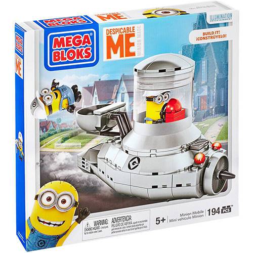 Tamanhos, Medidas e Dimensões do produto Mega Bloks Veículo dos Minions - Mattel