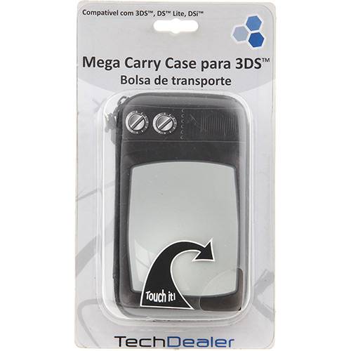 Tamanhos, Medidas e Dimensões do produto Mega Carry Case para 3DS - Bolsa de Transporte (TV)