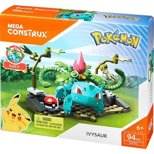 Tamanhos, Medidas e Dimensões do produto Mega Construx - Pokémon Evolução Pokémon Ivysaur - Mattel