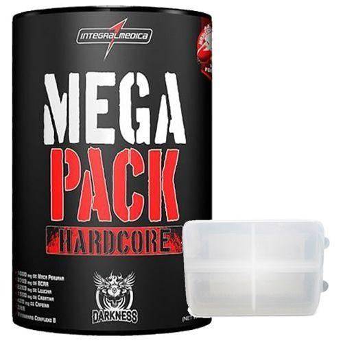 Tamanhos, Medidas e Dimensões do produto Mega Pack Hardcore - 30 Saches + Porta Cápsula - Integralmedica