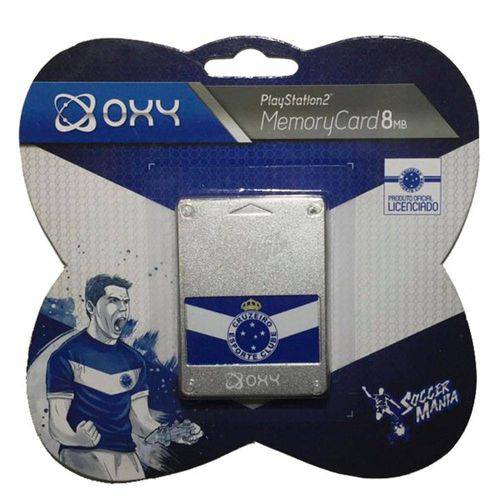 Tamanhos, Medidas e Dimensões do produto Memory Card Oficial Cruzeiro 8mb Playstation 2 – Oxy