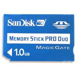 Tamanhos, Medidas e Dimensões do produto Memory Stick PRO DUO 1GB - Sandisk