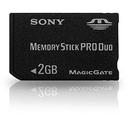 Tamanhos, Medidas e Dimensões do produto Memory Stick Pro Duo 2GB - Sony