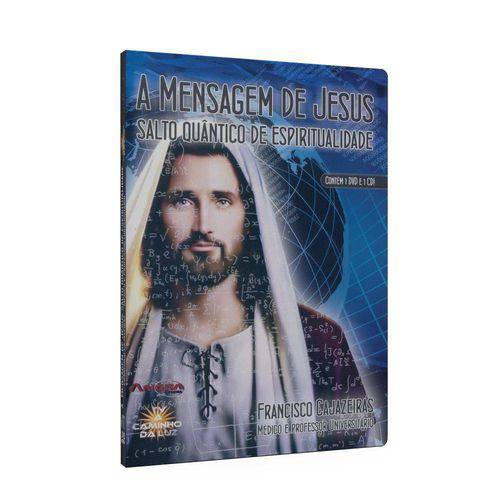 Tamanhos, Medidas e Dimensões do produto Mensagem de Jesus, a - Salto Quântico de Espiritualidade [Cd e Dvd]