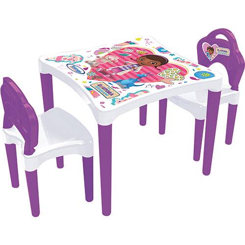 Tamanhos, Medidas e Dimensões do produto Mesa com Cadeiras Dra. Brinquedos - Xalingo
